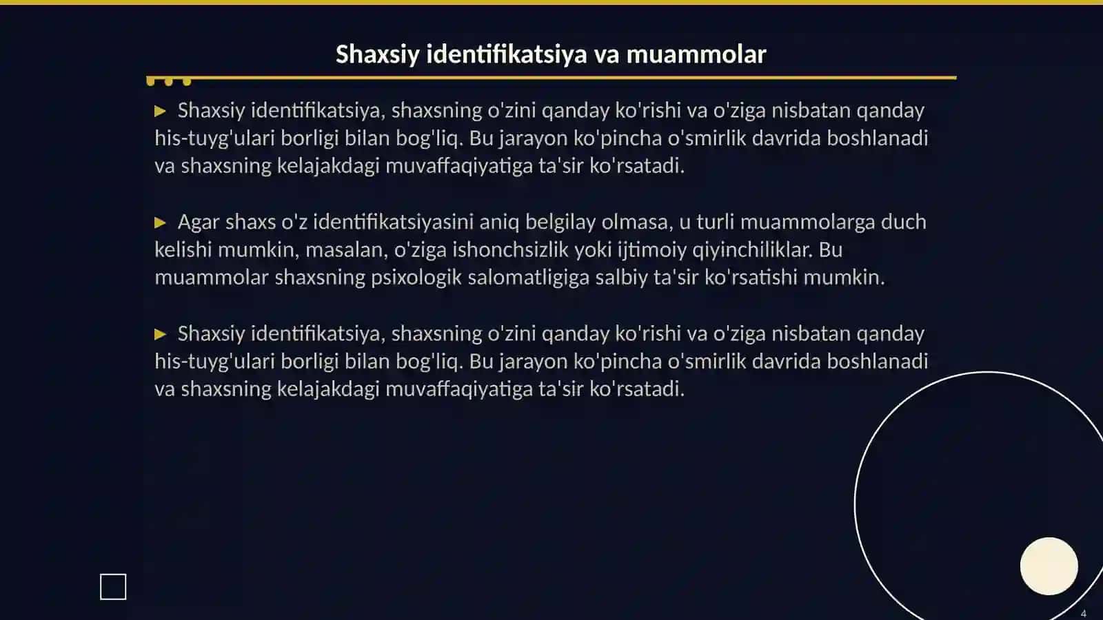 Shaxs psixologiyasida shaxs muammosi 4