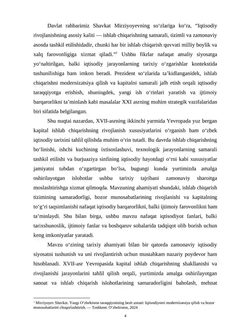 XVII-ASRNING IKKINCHI YARMIDA KAPITAL ISHLAB CHIQARISHNING ASOSIY XUSUSIYATLARI 4