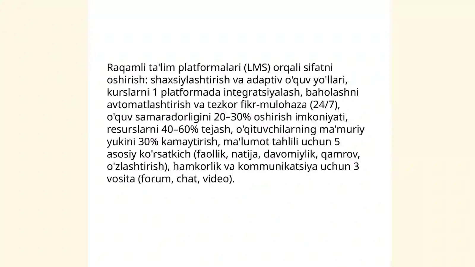 Inavatsiyon texnologiyalar va ta'lim sifati: nazariy asoslar 4