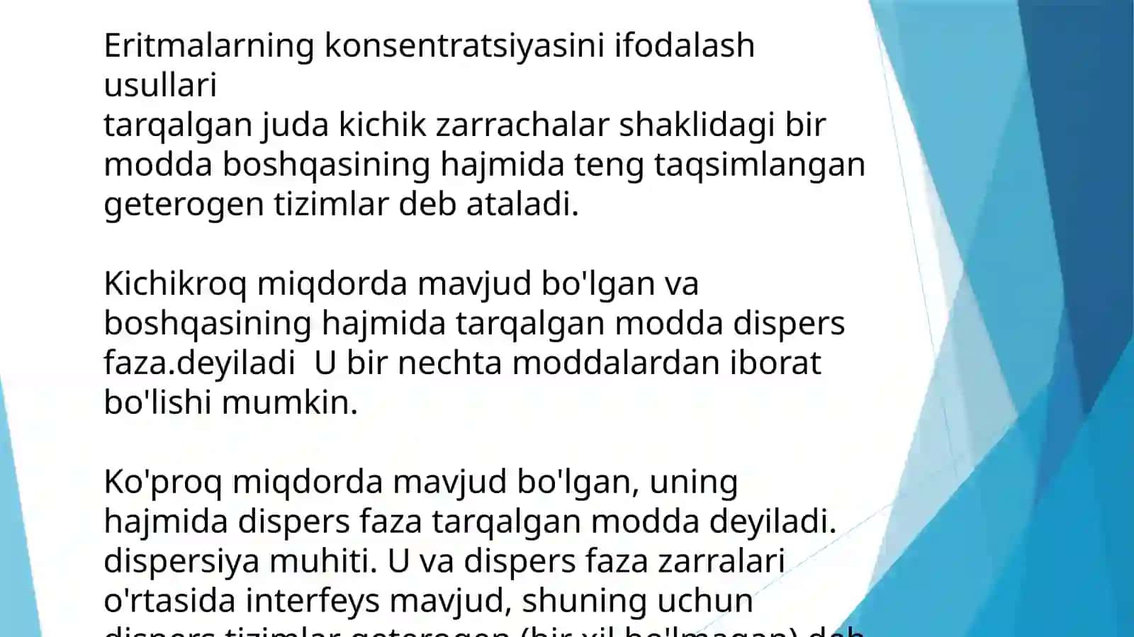 Dispers sistemalar 4