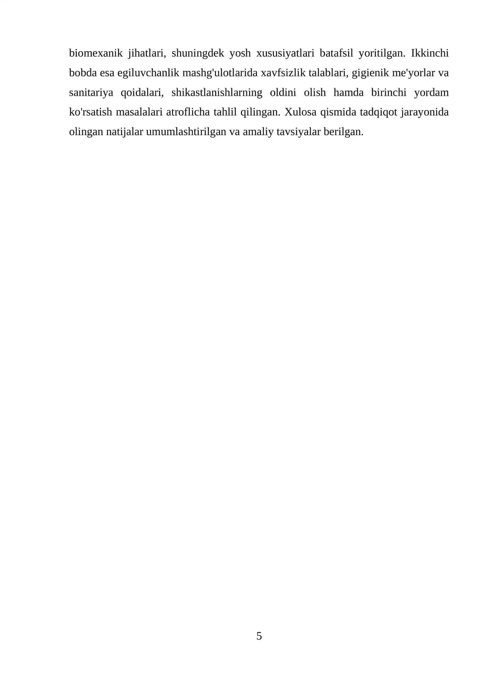 Egiluvchanlik mashg'ulotlari 4