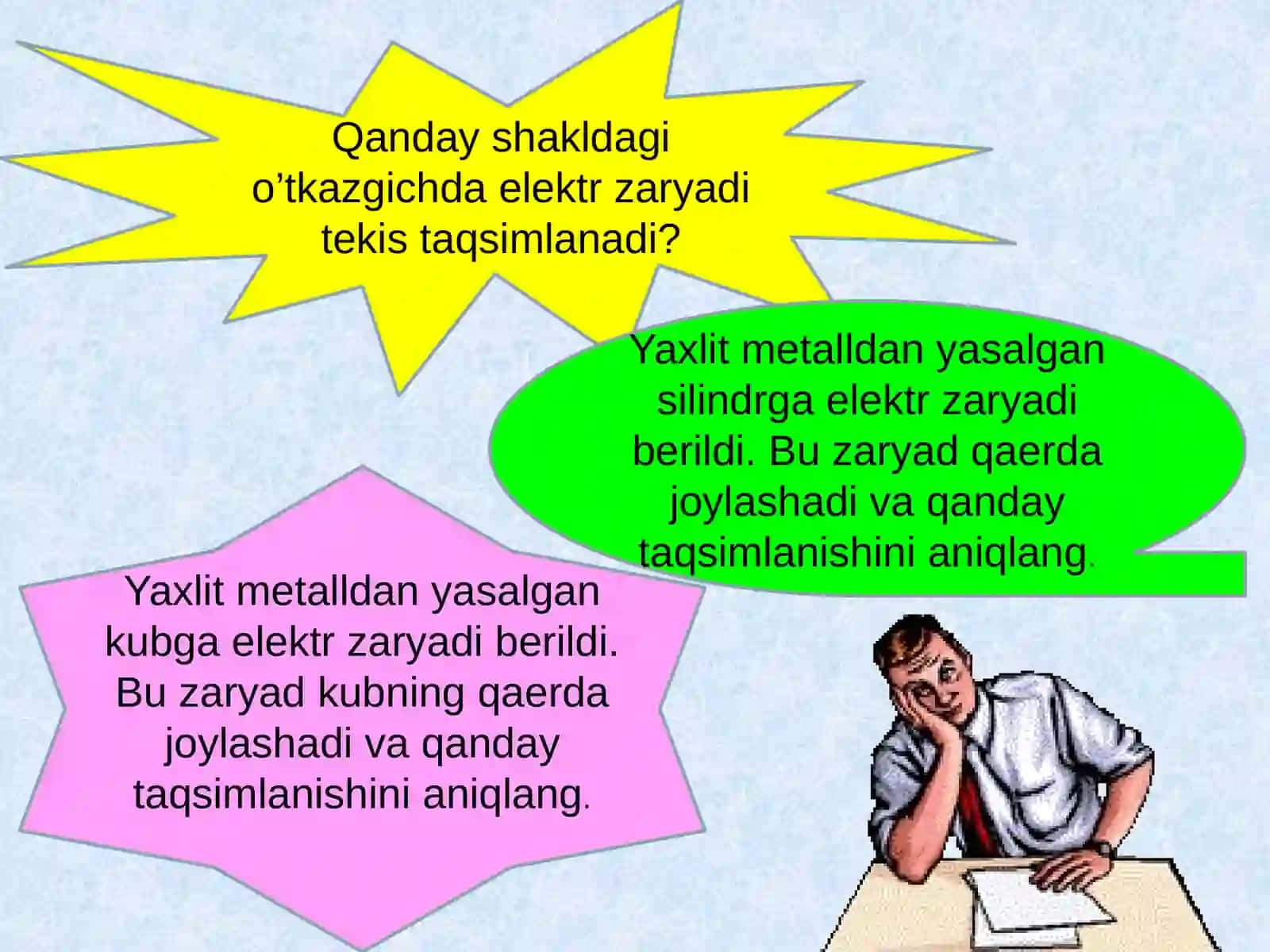 10-sinf Fizika fanidan ochiq dars ishlanma. Elektrostatik maydonning energetik xarakteristikasi 4