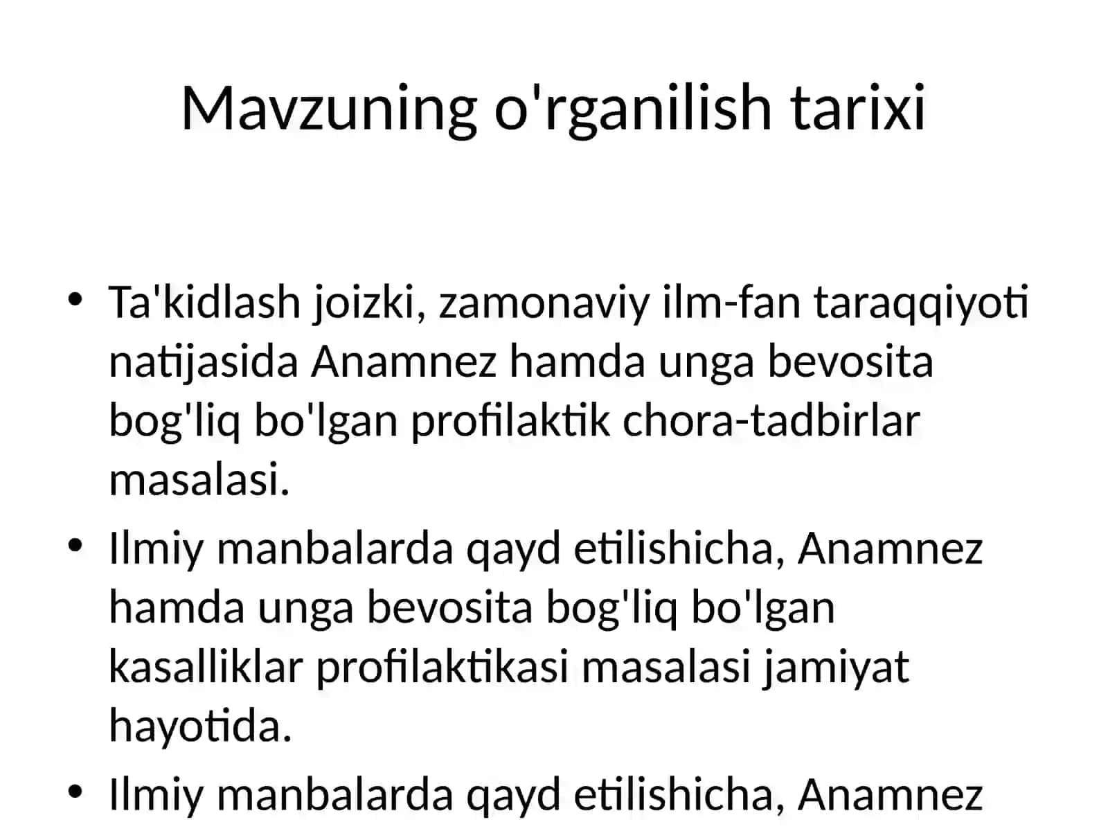ANAMNEZ 4
