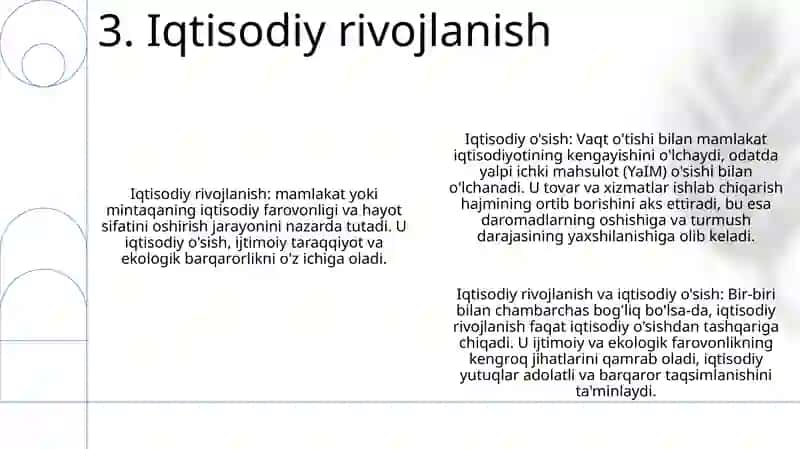 Iqtisodiy Taraqqiyot Va Iqtisodiy OʻSish 4