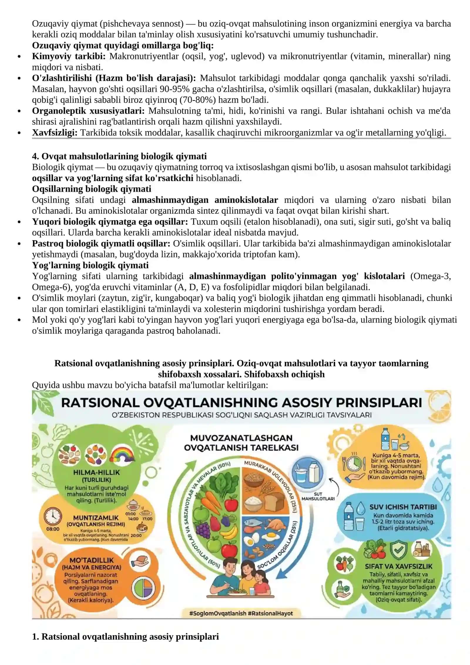 Nutritsiologiya va Diyetologiya haqida tushuncha 4