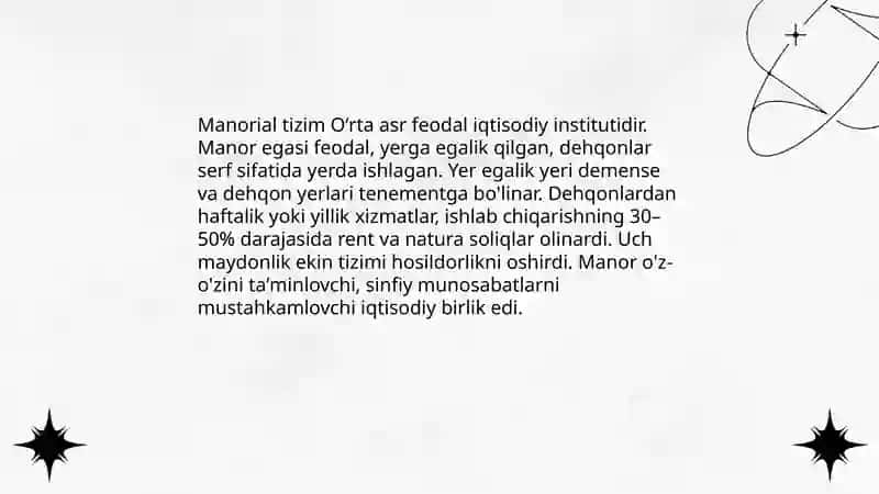 Oʻrta asr iqtisodiy gʻoyalari 4