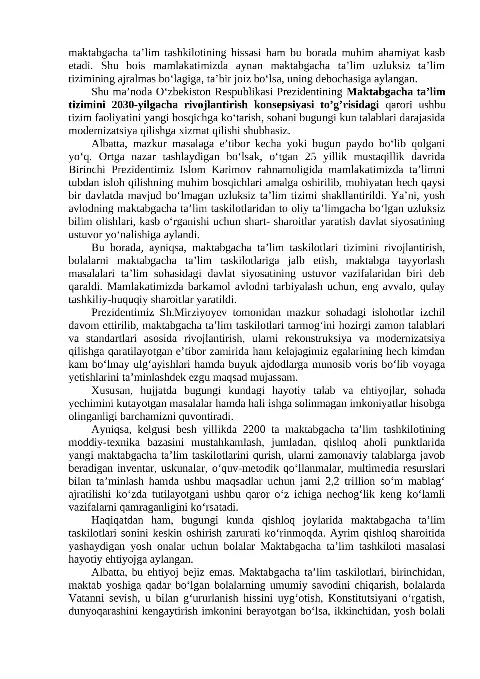 Maktabgacha ta`lim pedagogik tizim va boshqaruv ob’yekti sifatida 4