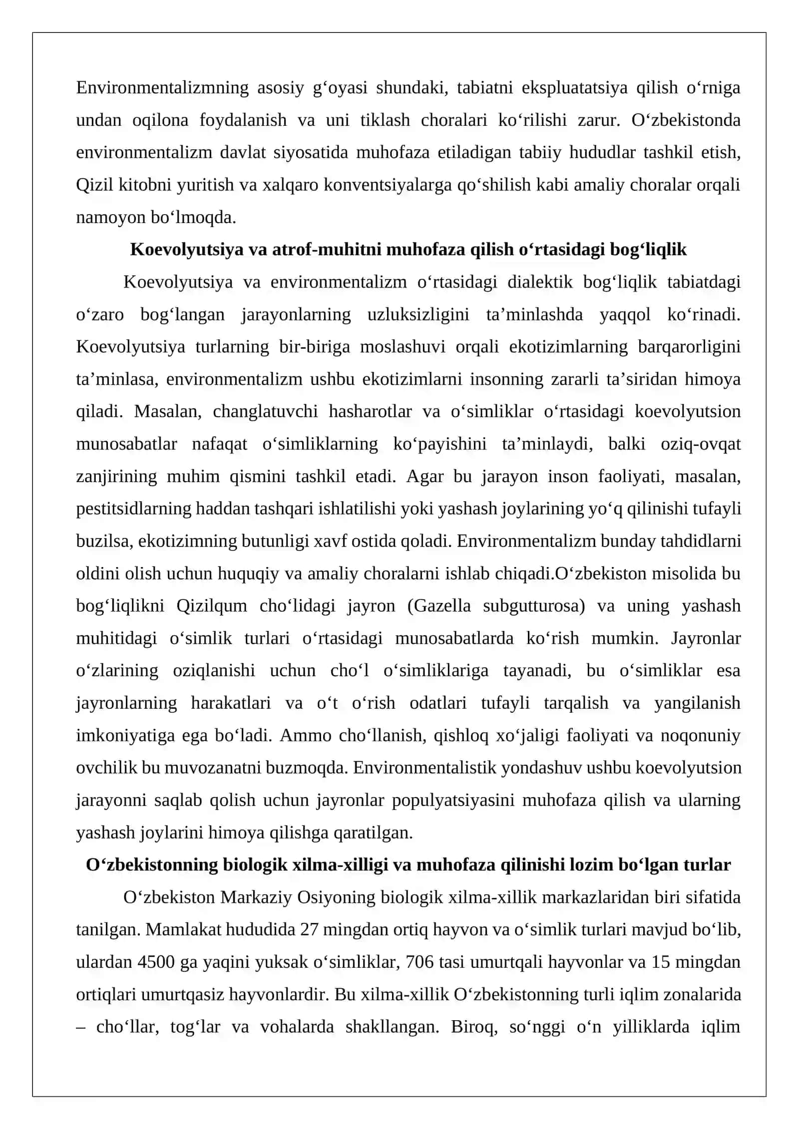 O‘zbekiston qizil kitobga kiritilgan hayvonlar va o‘simliklar 4