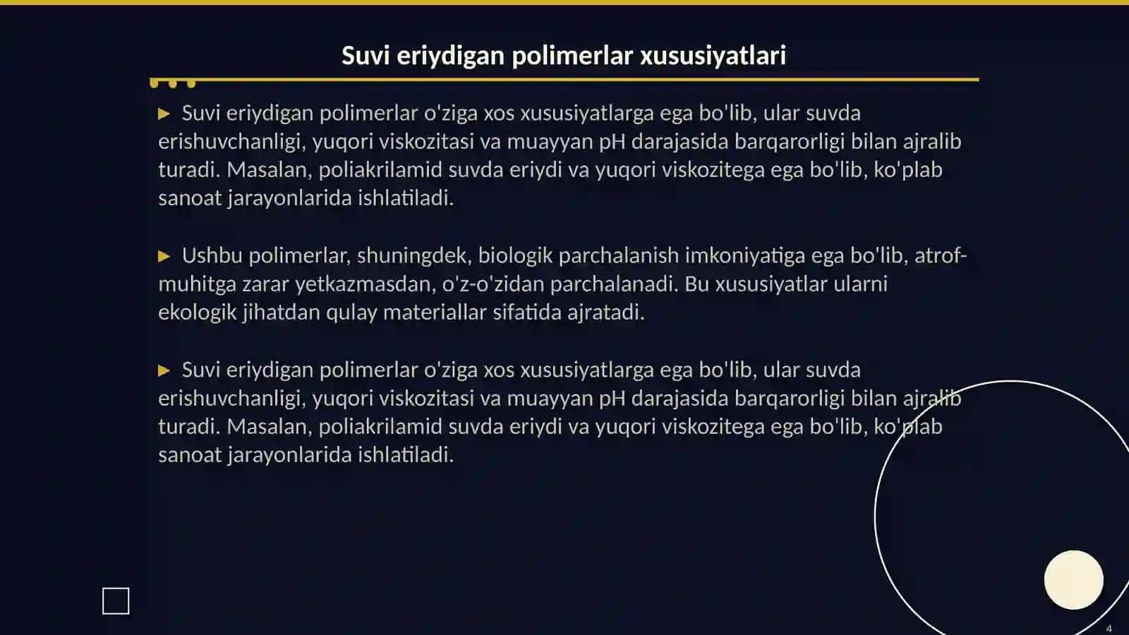 17 Suvdа eriydigаn pоlimеrlаr аsоsidа dеfоliаntlаr оlish imkоniyatlаri 4