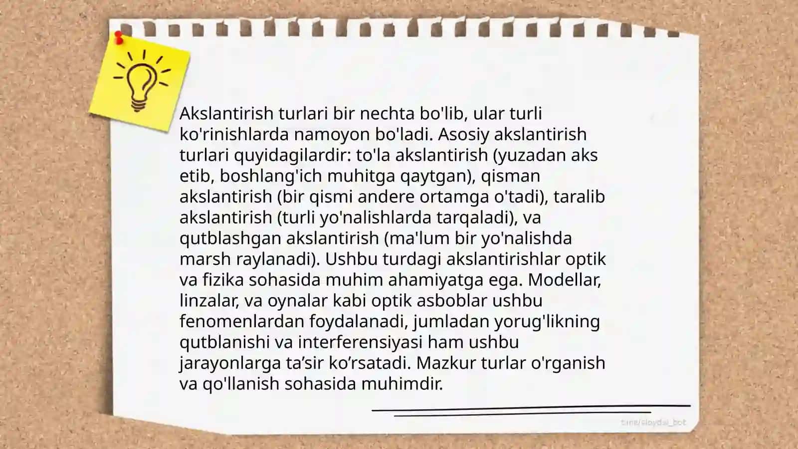 Akslantirish va ularning turlari 4