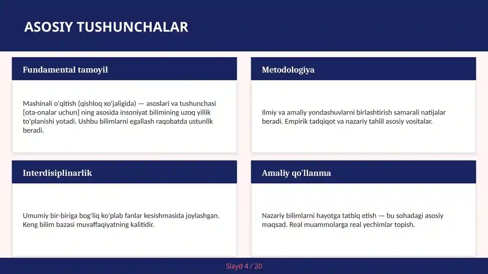 MASHINALI O'QITISH (QISHLOQ XO'JALIGIDA) — ASOSLARI VA TUSHUNCHASI [OTA-ONALAR UCHUN] 4