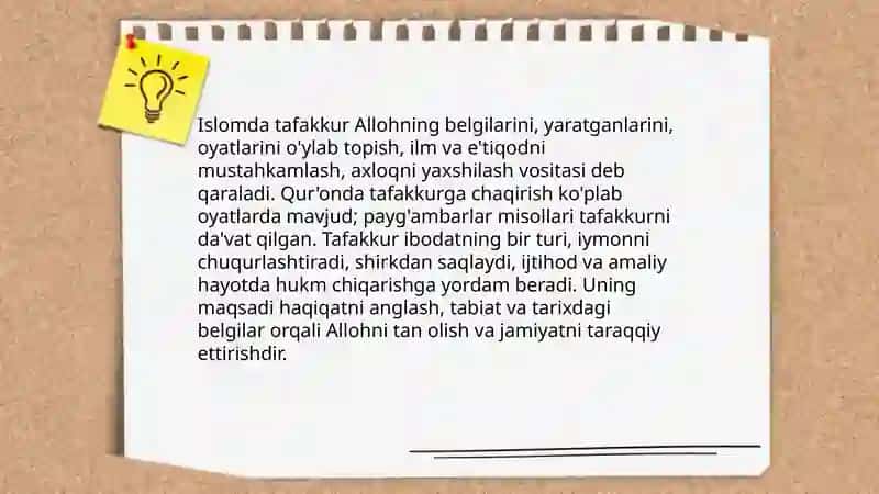 Tafakkur 4