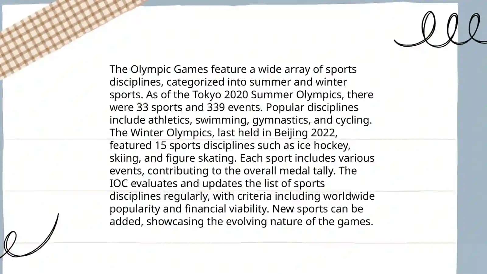 The Olympic games 4