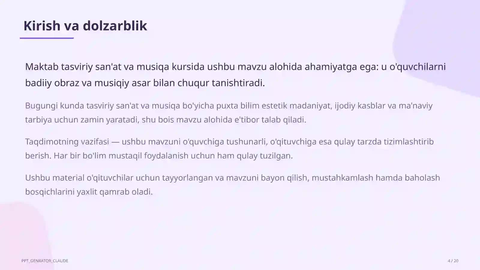 Me'morchilik yodgorliklari: Registon va Ichan-qal'a (6-sinf) 4