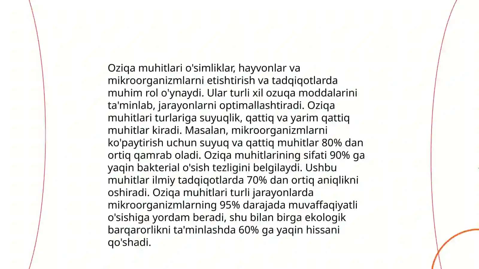 Oziqa muhitlar,ularning klassifikatsiyasi 4