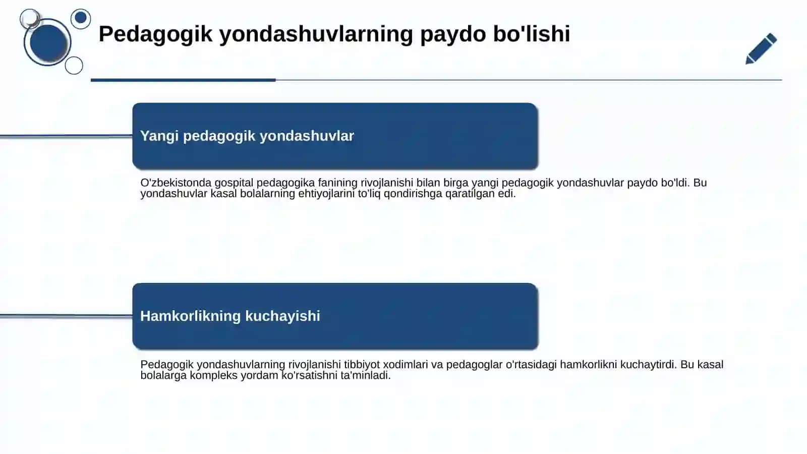 O’zbekistonda gospital pedagogika fanining rivojlanish tarixi 4