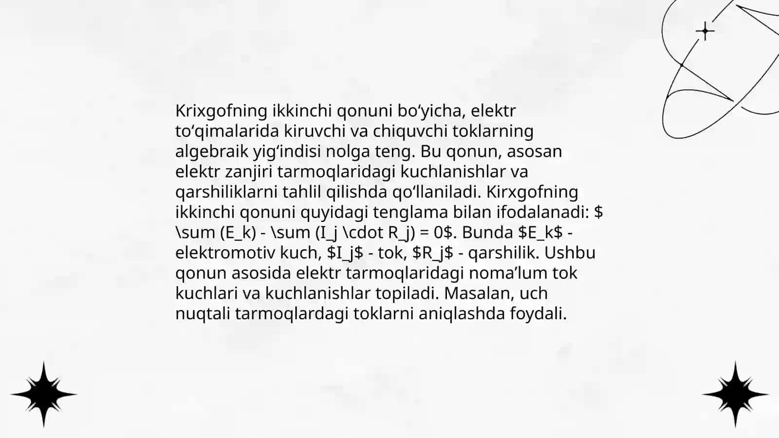 Krixgof qoidalari 4