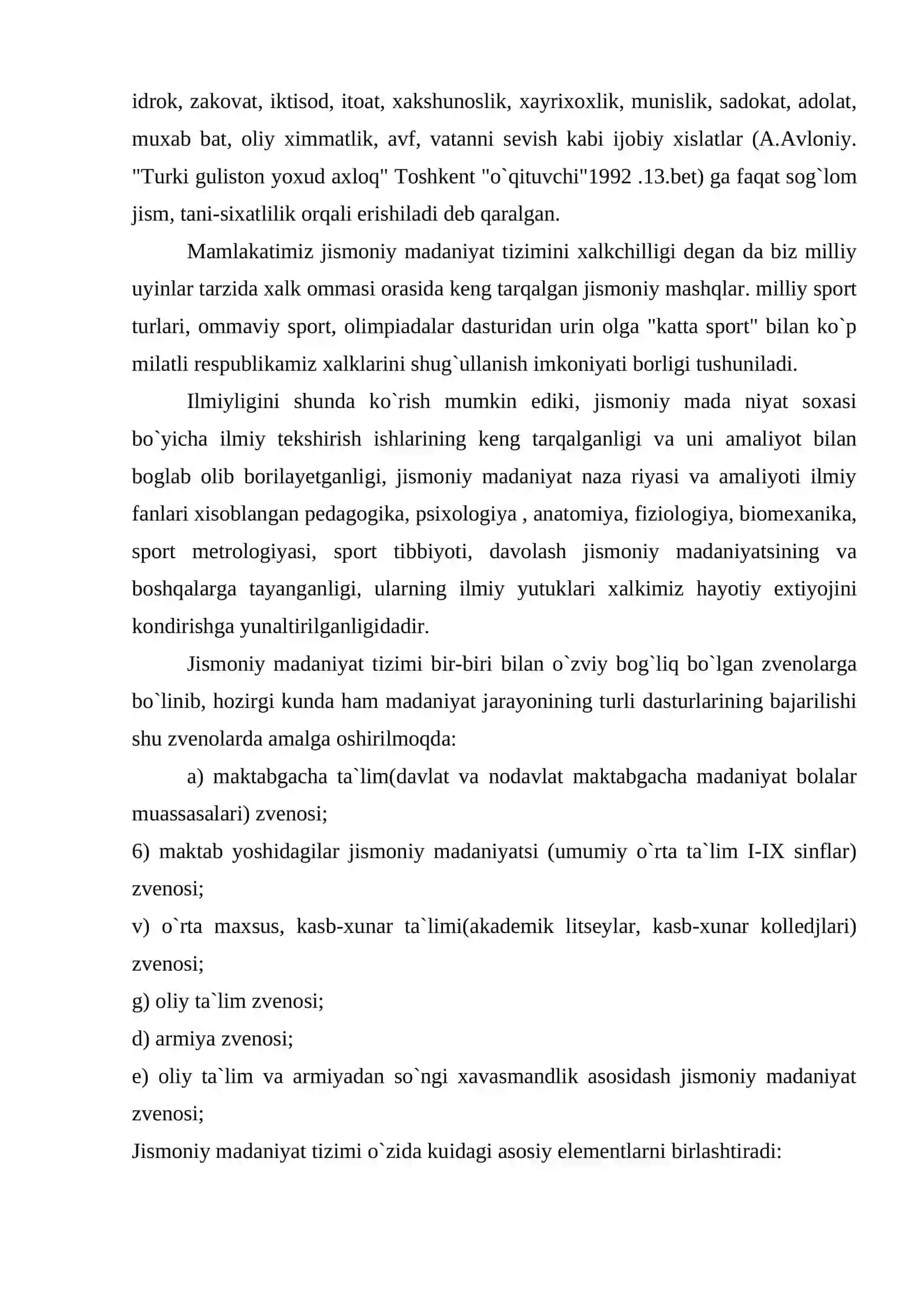 O'ZBEKISTON RESPUBLIKASI JISMONIY MADANIYAT TESTLARI VA STANDARTLASHUVI MUAMMOLARI VA ULARNI YECHISH MUAMMOLARI 4