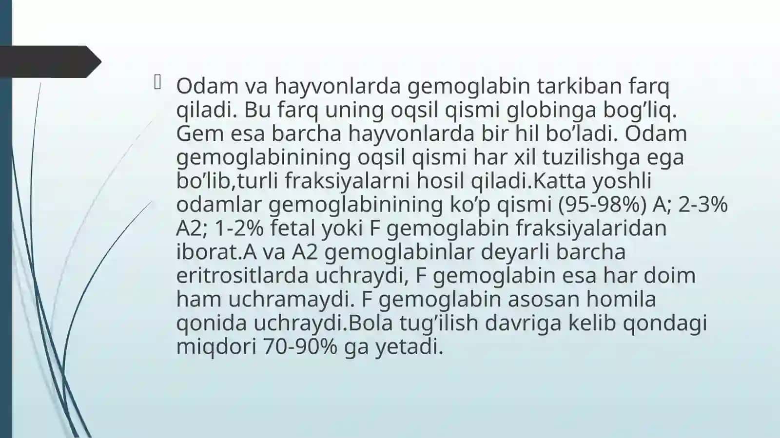 Gemoglabin va uning turlari 4