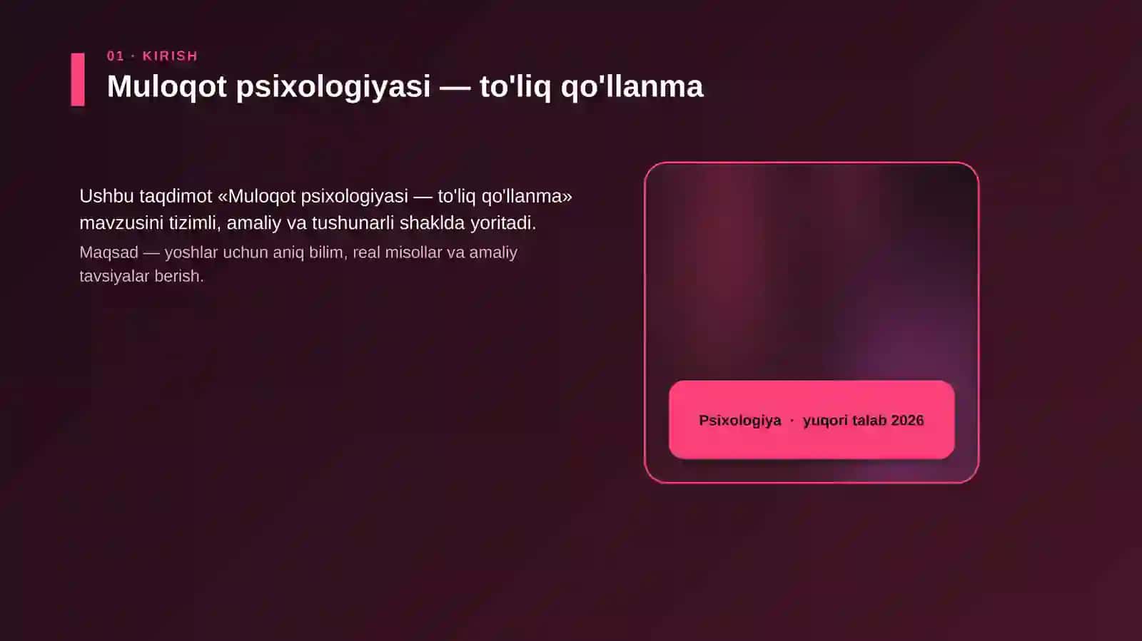 Muloqot psixologiyasi — to'liq qo'llanma 4