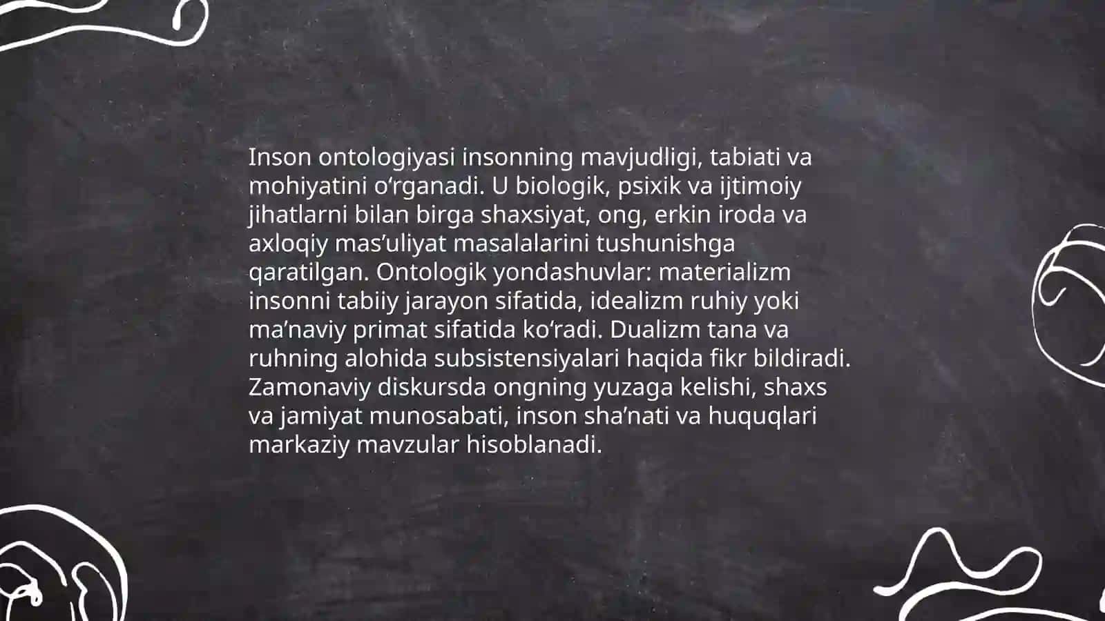 Inson falsafasi 4