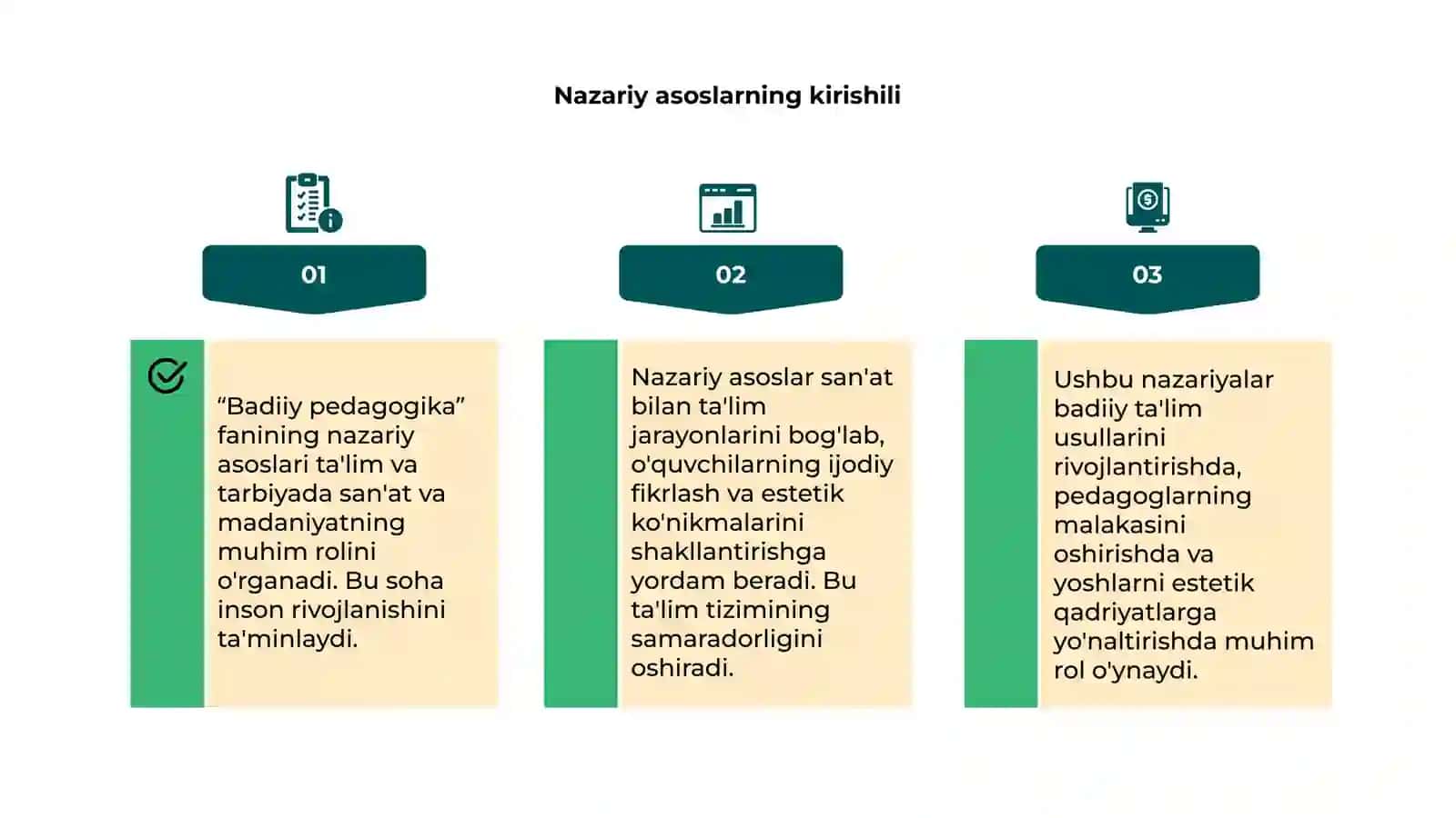 Badiiy pedagogika fanining nazariy asoslari 4