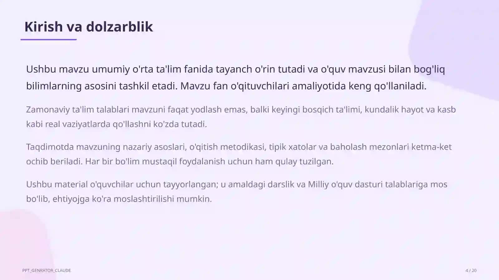 Moliyaviy savodxonlik maktabda 4