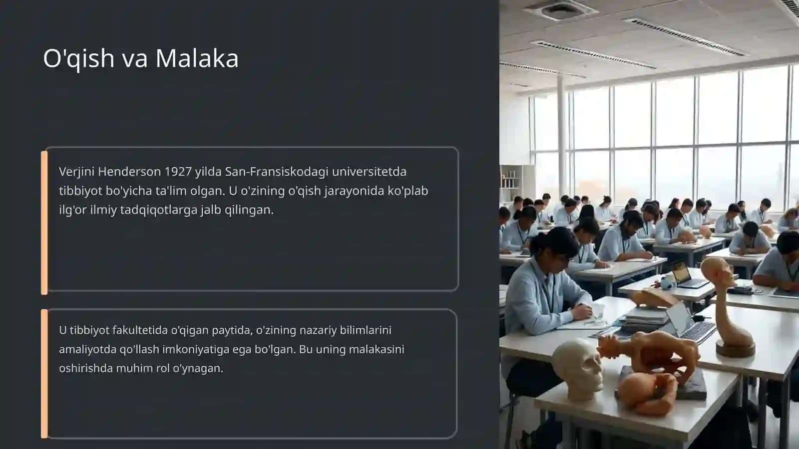 Verjini Henderson hayoti va tibbiyotga qo'shgan hissasi 4