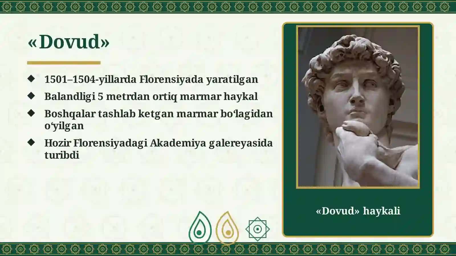Mikelandjelo Buonarrotining hayoti va ijodi haqida taqdimot 4