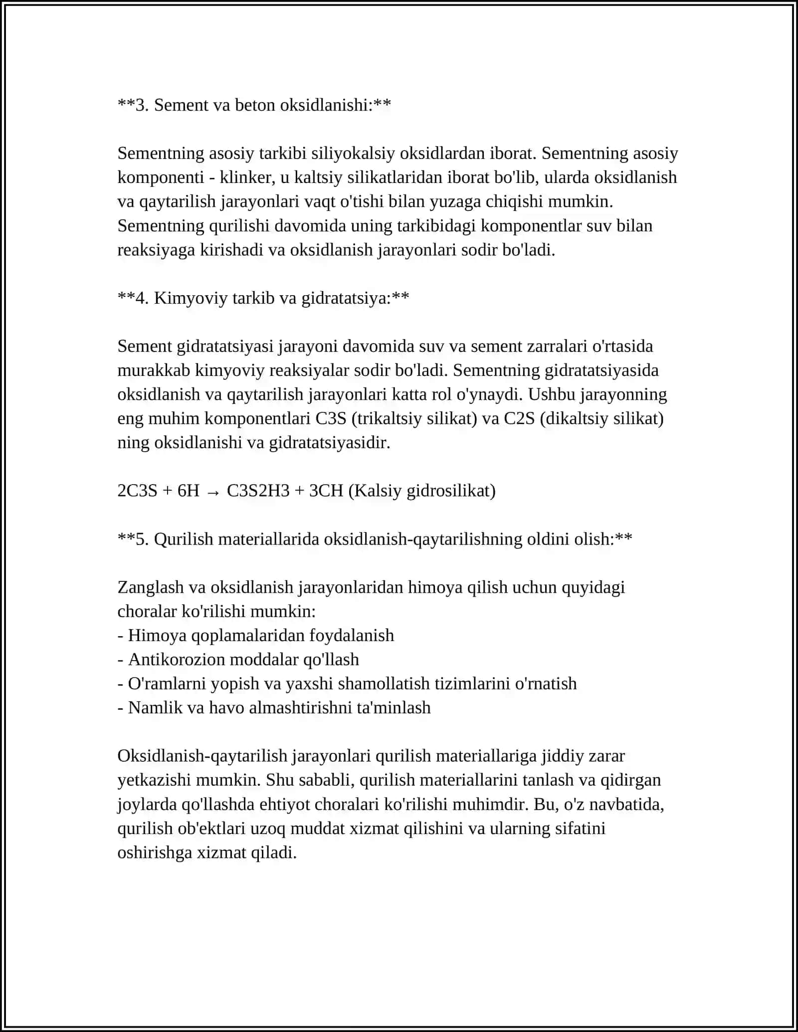 OKSIDLANISH-QAYTARILISH REAKSIYALARNING AXAMYATI 4