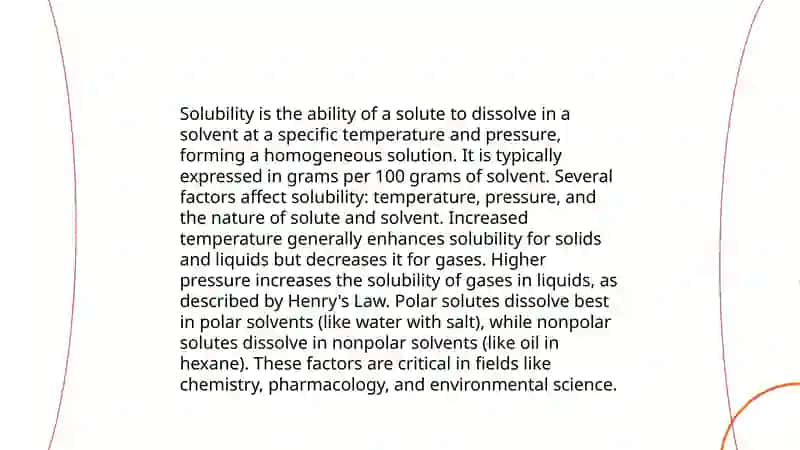 properties of solutions 4