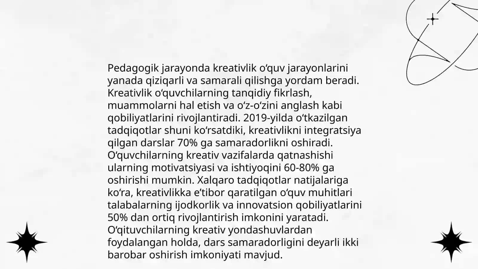 Kreativlikni baholash mezonlari 4