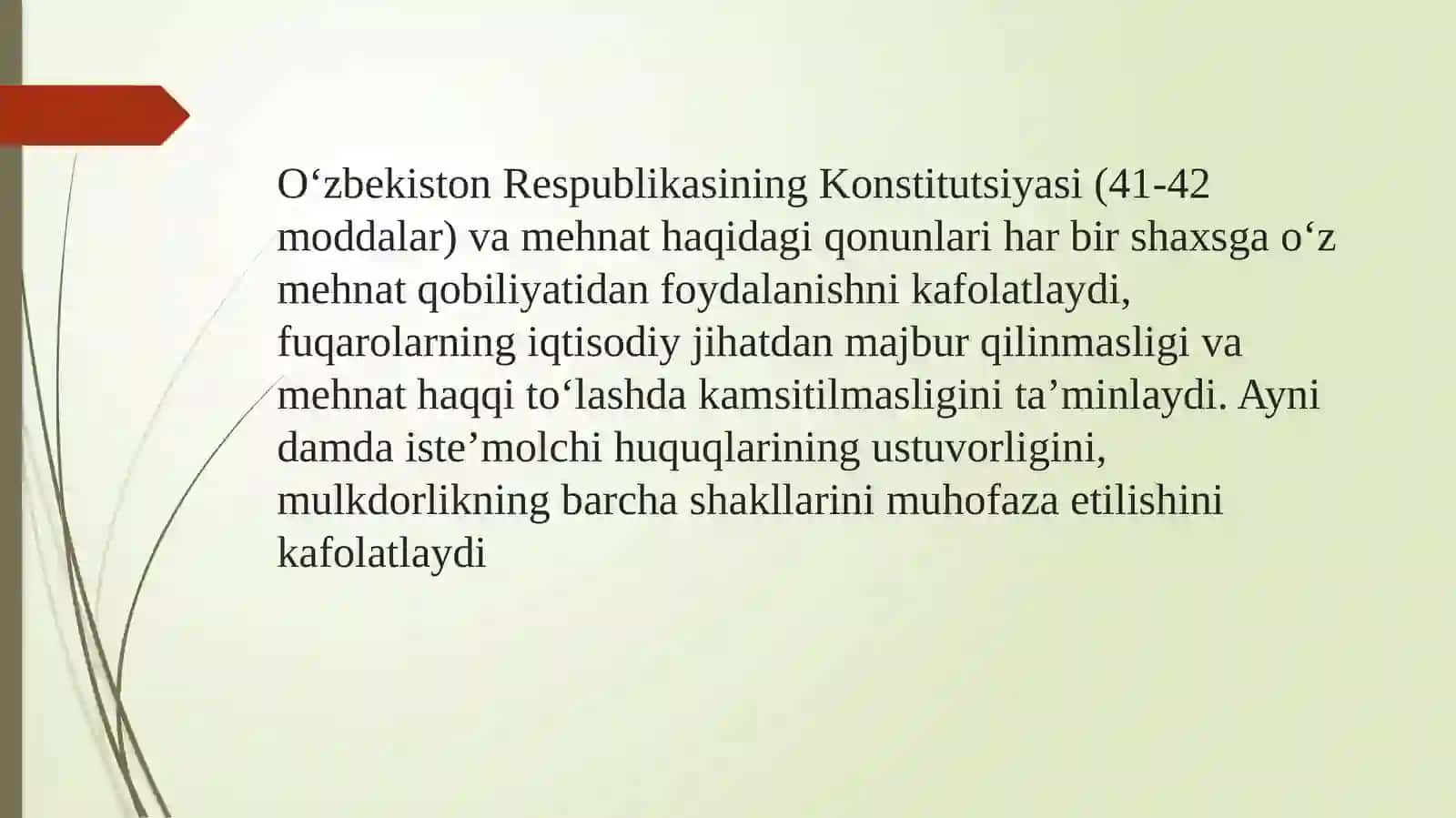 Fuqarolarning shaxsiy, siyosiy, ijtimoiy, iqtisodiy, madaniy va ekologik huquqlari 4