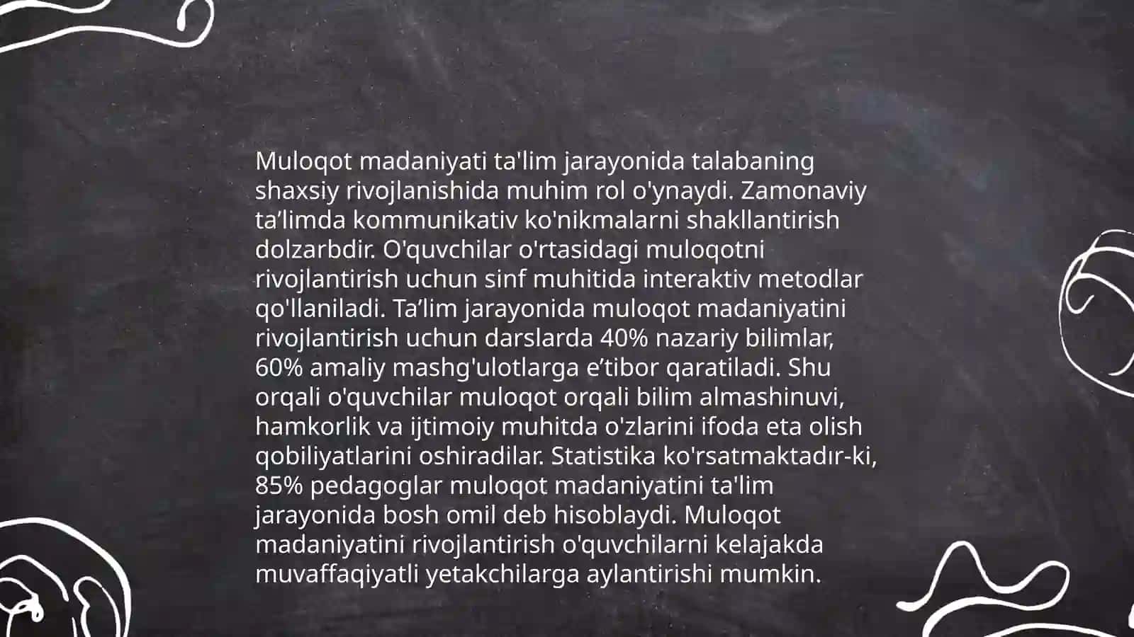 Pedagog faoliyatida muloqot madaniyati va psixologiyasi 4