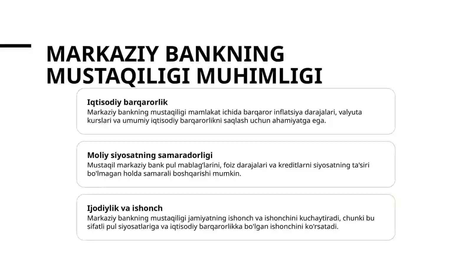 Markaziy bankning mustaqiligi 4
