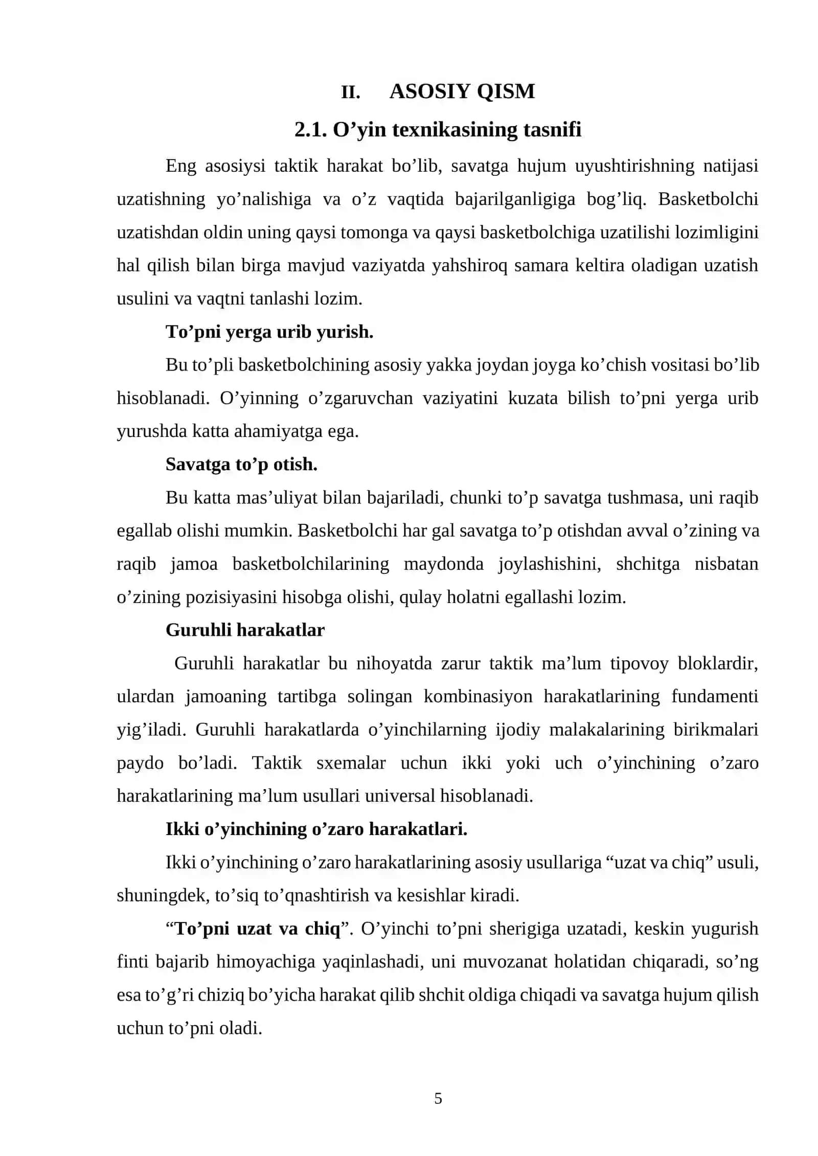 Taktika - Basketbol o'yinlarida kombinatsiyalar va hujum texnikasi 4