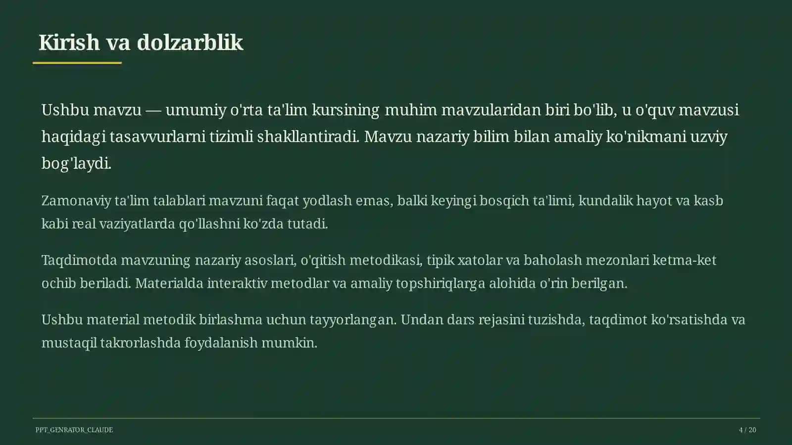 Bo'lajak o'qituvchilar uchun kasbiy sertifikatlash: bakalavr va magistrlarga toifa berish tartibi (2026) 4