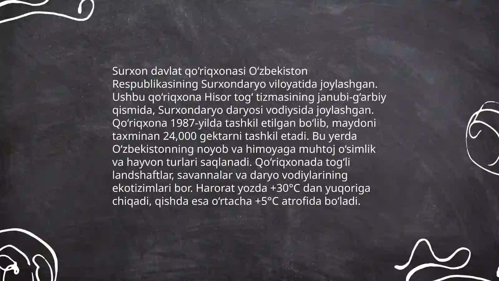 Surxon davlat qo‘riqxonasi haqida 4