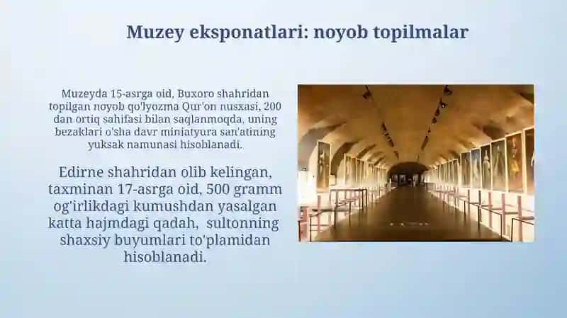 Osmon ostidagi muzey 4
