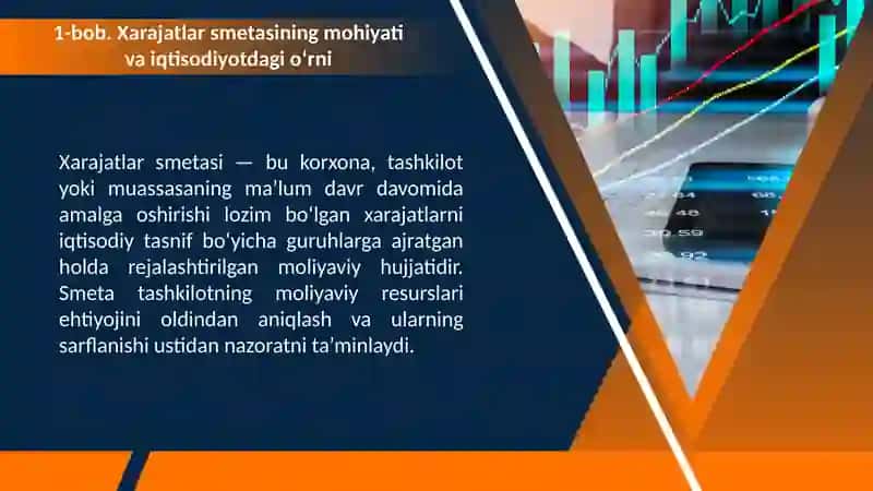 Xarajatlar smentasi vaularning turlari 4