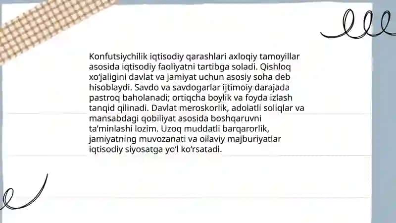 Qadimgi Xitoydagi iqtisodiy gʻoyalar 4