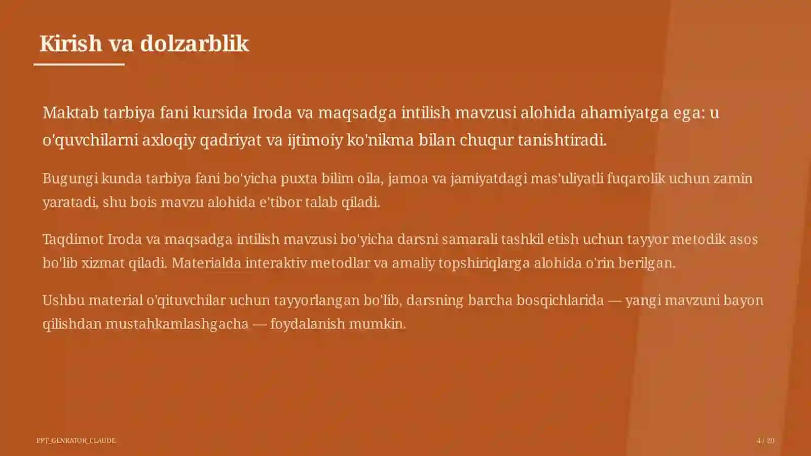 Iroda va maqsadga intilish (9-sinf) 4