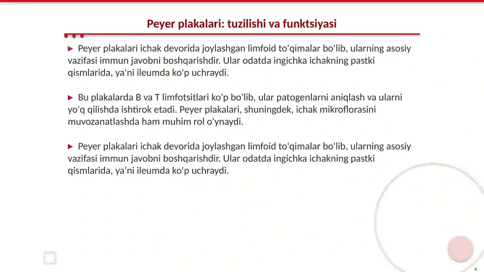 Hazm nayining limfoid tuzilmalari 4