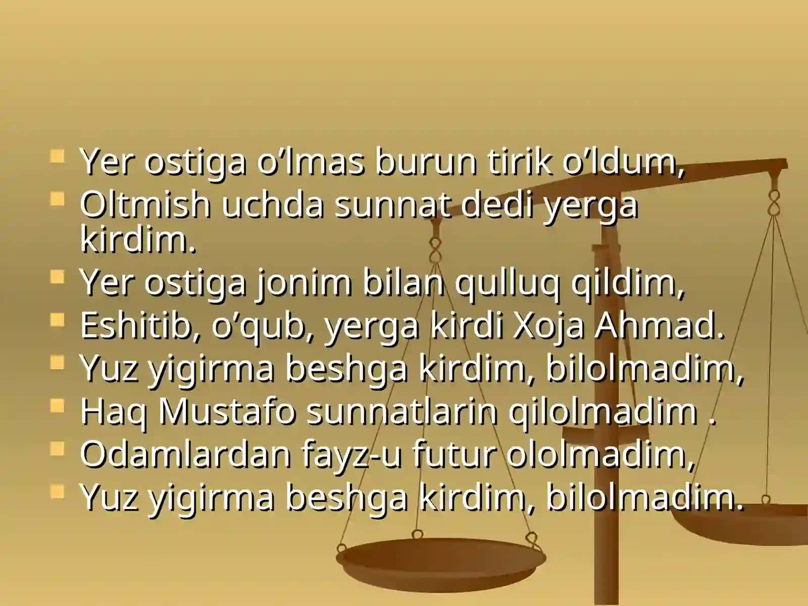 Ahmad Yassaviyning hayot yo’li, “Devoni hikmat” asari 4
