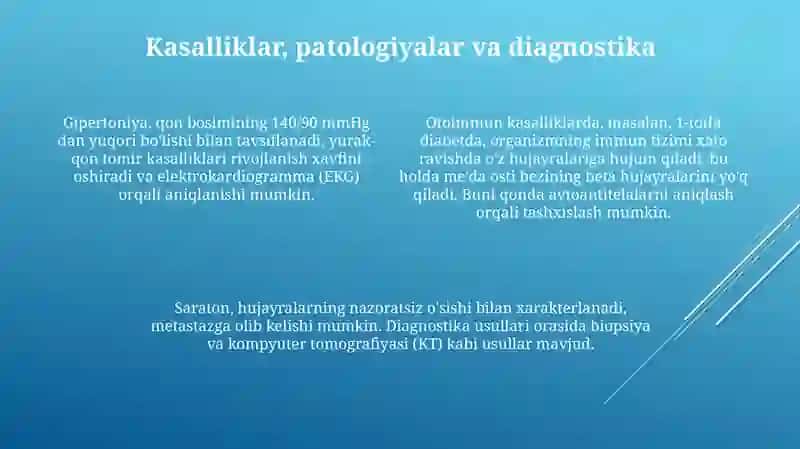Odam organizmiga oid terminlar ishtirokida taqdimot 4