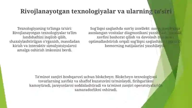 O'Zgarishlardan To'Xtamaslik Ilm Va Zamonaviy Bilim Olish 4