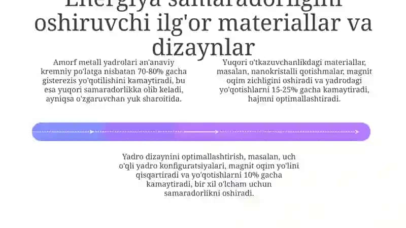 Transfarmatorlardan energiya samaradorligini oshirish texnologiyalari 4