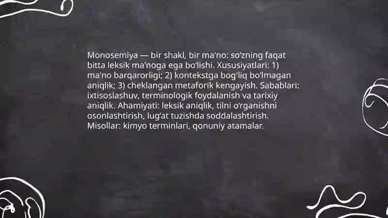 Sozlarning shakl va ma’no munosabatiga kòra turlari 4