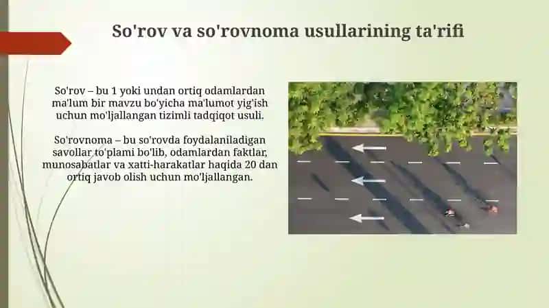 Miqdoriy tadqiqotlar: soʻrovnomalar va anketalashtirish usullari 4