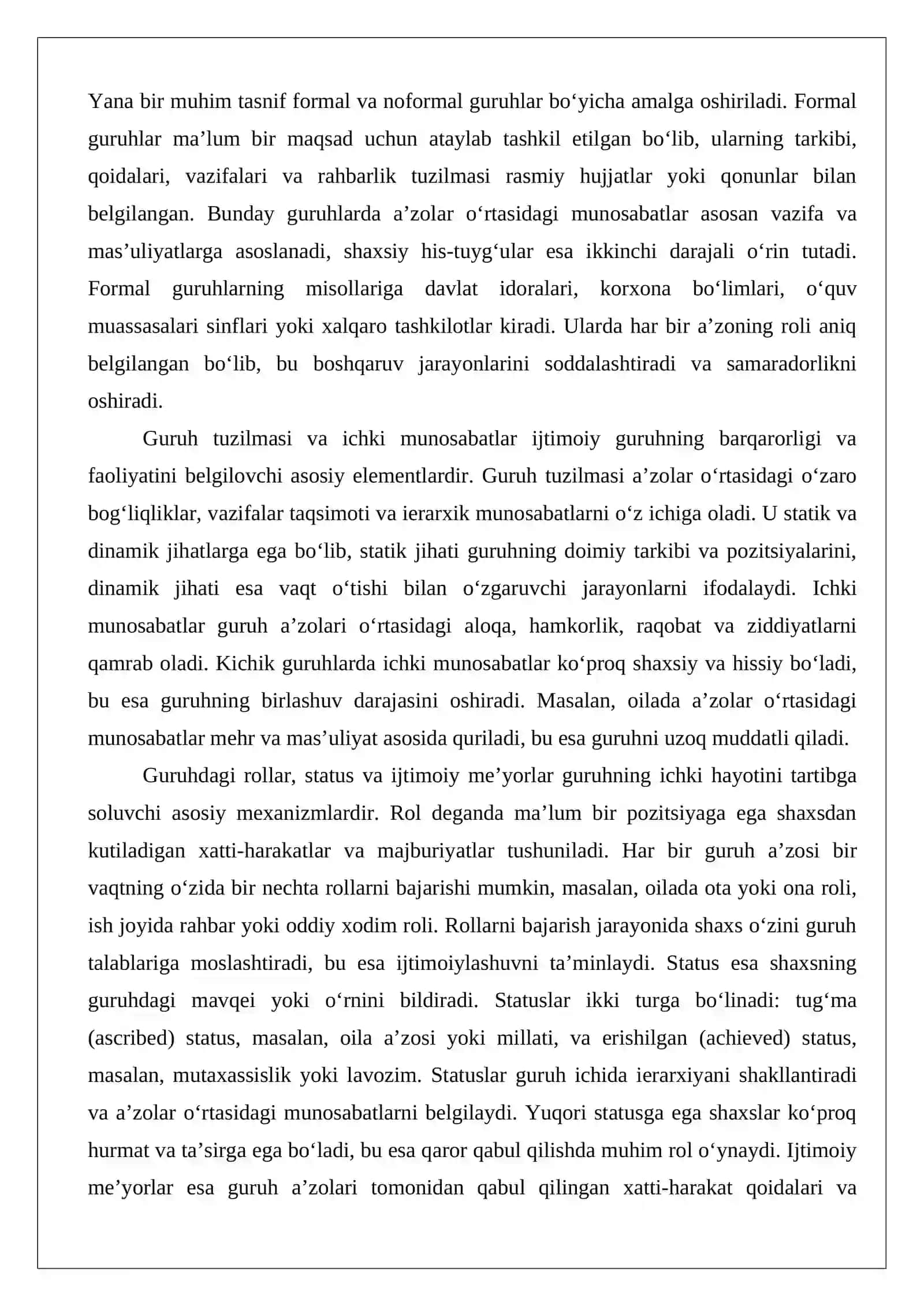 Ijtimoiy guruhlarni boshqarish 4